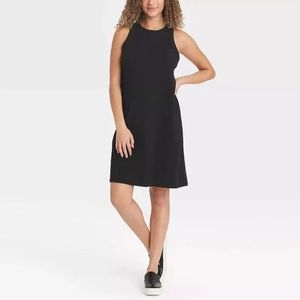 Women's A New Day Tank Dress, Black tank dress, Small black dress NEW 122
